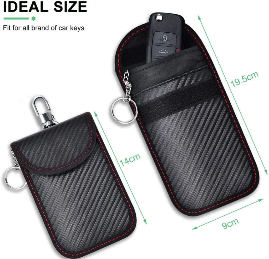 Faraday Key Fob Pouch β Signal Blocking RFID Protection