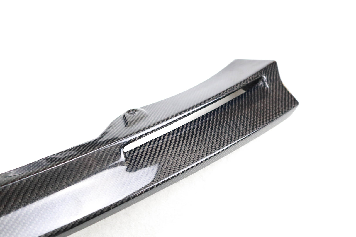 BMW M3/M4 G8X DRY CARBON FIBRE V STYLE FRONT BUMPER LIP 2021+