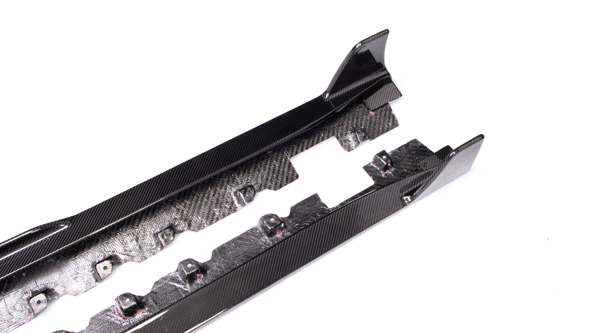 Toyota Supra A90 Toms Style Carbon Side Skirts 2019+