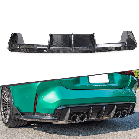 BMW M3/M4 G8X CARBON FIBRE EURO STYLE REAR DIFFUSER 2021+
