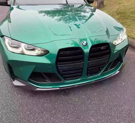 BMW M3/M4 G8X DRY CARBON FIBRE CSL STYLE FRONT BUMPER LIP 2021+ (3 PCS)