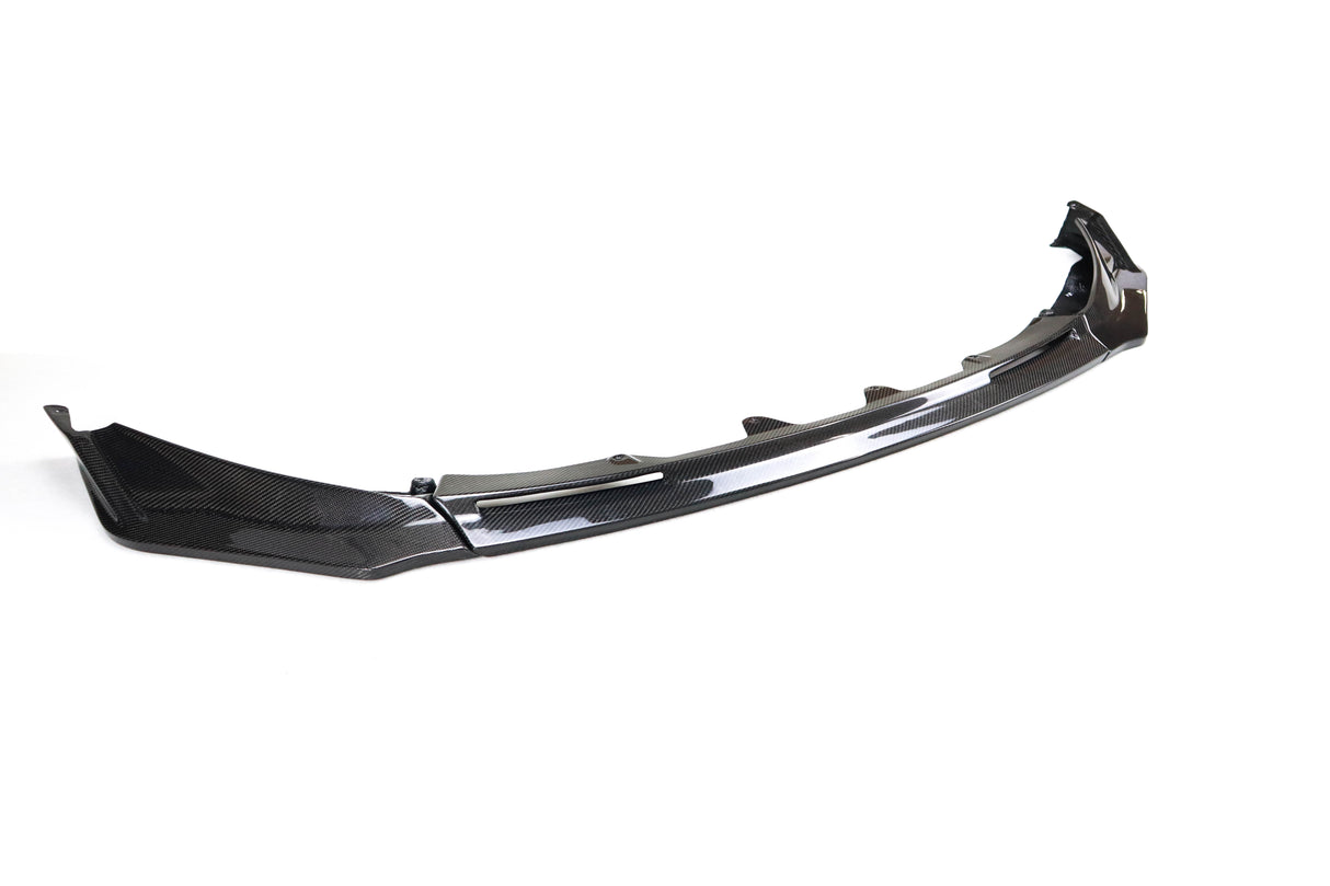 BMW M3/M4 G8X DRY CARBON FIBRE V STYLE FRONT BUMPER LIP 2021+