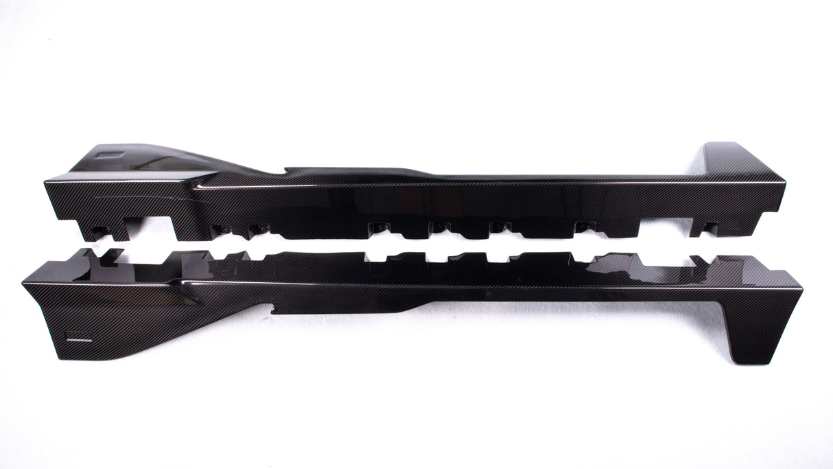 Toyota Supra A90 Toms Style Carbon Side Skirts 2019+