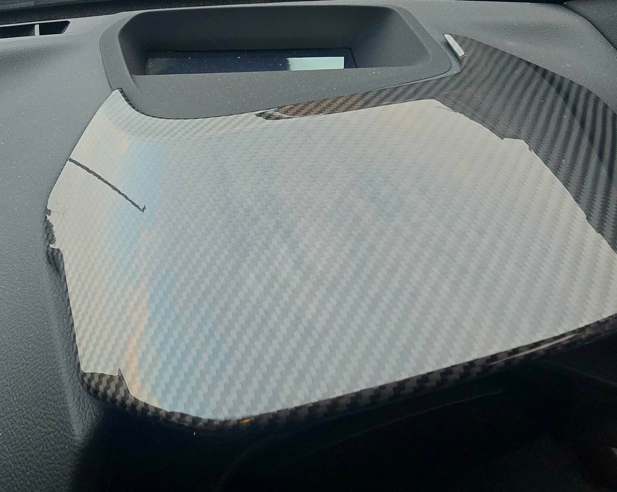 Toyota Supra A90 Dry Carbon Fibre Upper Speed-Meter Cluster Cover (RHD, 2PCS)