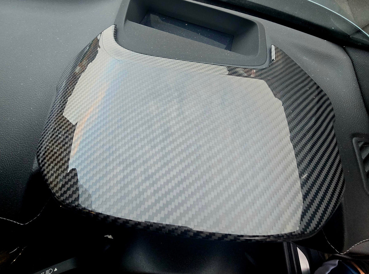 Toyota Supra A90 Dry Carbon Fibre Upper Speed-Meter Cluster Cover (RHD, 2PCS)