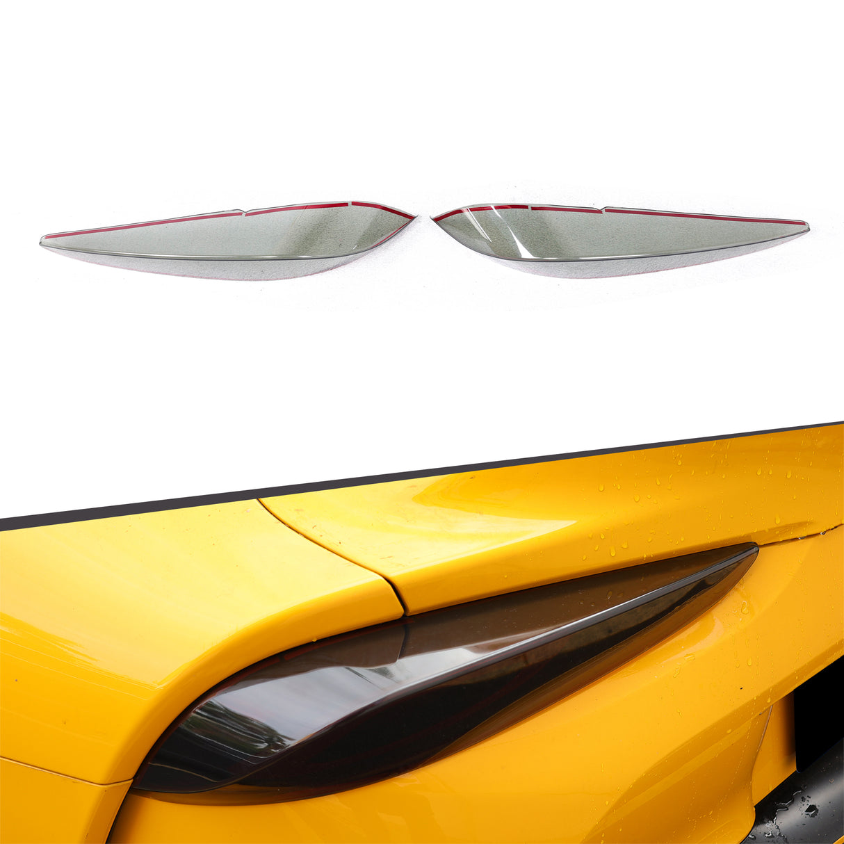 Toyota GR Supra A90 Rear Tail Light Cover – Smoked/Tinted