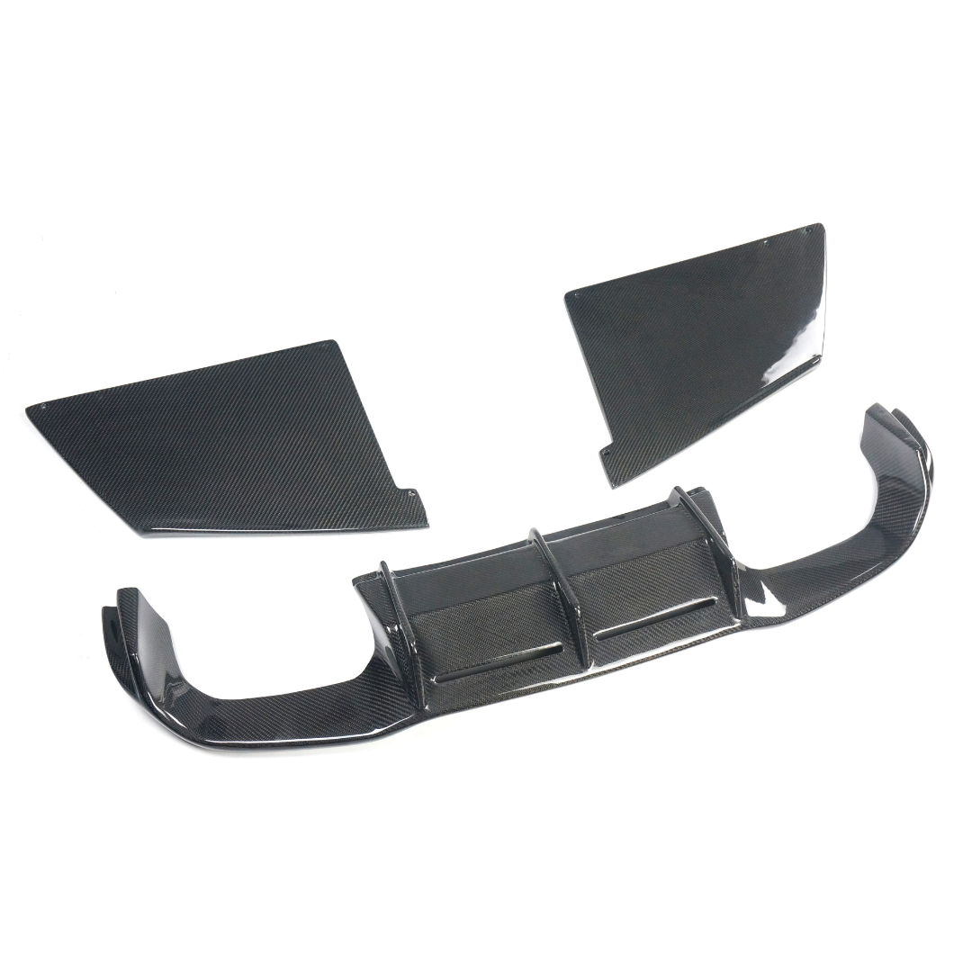 BMW F87 M2 MTC STYLE CARBON FIBRE REAR DIFFUSER (3PCS)