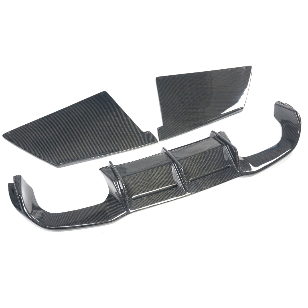BMW F87 M2 MTC STYLE CARBON FIBRE REAR DIFFUSER (3PCS)