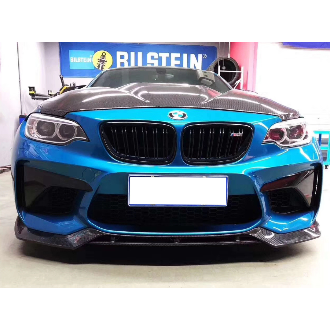 BMW F87 M2 V STYLE CARBON FIBRE FRONT SPLITTER