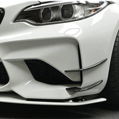BMW F87 M2 CARBON FIBRE FRONT CANARDS (4PCS)