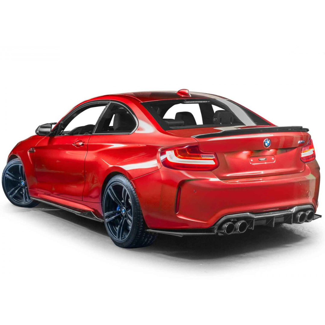 BMW F87 M2 MTC STYLE CARBON FIBRE REAR DIFFUSER (3PCS)
