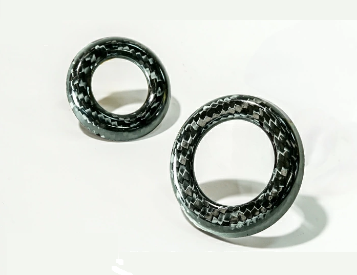 Toyota GR Yaris MK2 Dry Carbon Fibre Switch Ring Cover (SET OF 2)