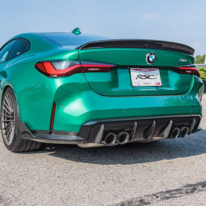 BMW M3 G80 DRY CARBON FIBRE MP STYLE REPLACEMENT REAR SPLITTER 2021+