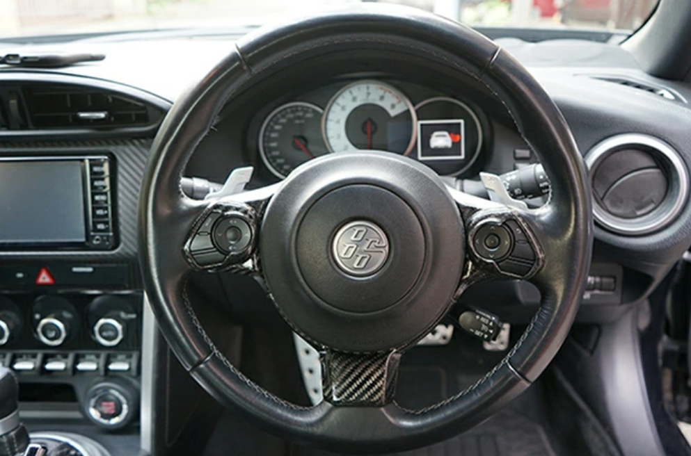 Dry Carbon Fibre 3 Piece Steering Cover – Toyota GR86 / Subaru BRZ