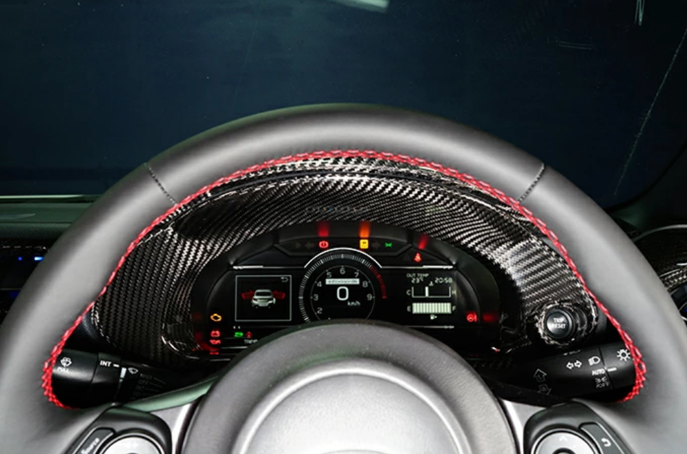 Dry Carbon Fibre Inner Speedometer Cover - Toyota GR86 / Subaru BRZ