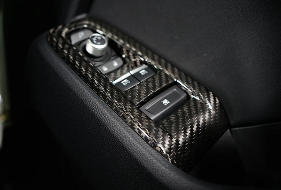 Dry Carbon Fibre Switch Panel Covers (Pair) - Toyota GR86 / Subaru BRZ