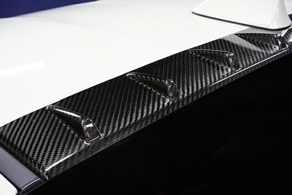 Dry Carbon Fibre Vortex Generator Top Spoiler – Toyota GR86 / Subaru BRZ