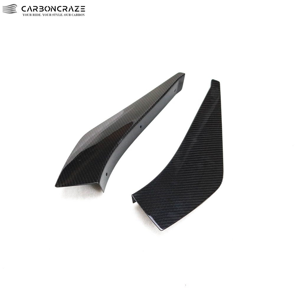 Toyota Supra A90 Carbon Fibre Front Bumper Trims (Canards)