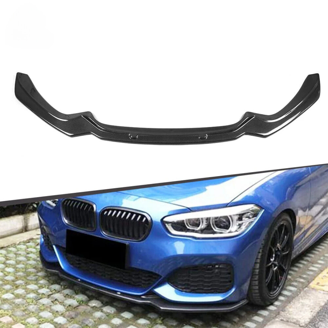 BMW F20 M140i 1 Series M Sport Front Splitter Carbon Fibre 15-19
