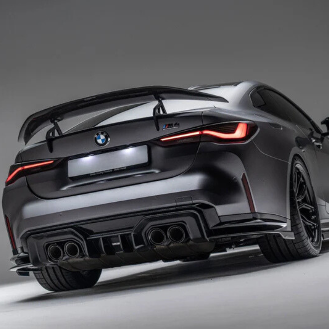 BMW M4 G82 ADRO STYLE CARBON FIBRE SWAN NECK REAR SPOILER 2021+
