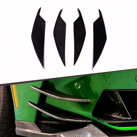 BMW M3/M4 G8X AC STYLE DRY CARBON FIBRE FRONT BUMPER CANARDS 2021+