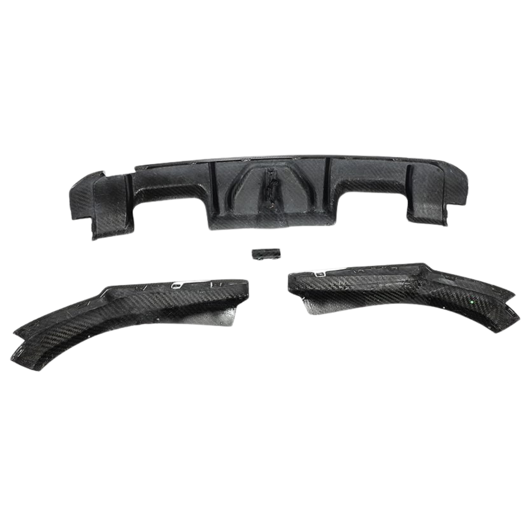 BMW M3/M4 G8X DRY CARBON FIBRE REAR DIFFUSER WITH LED 2021+