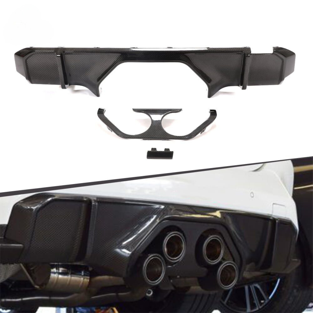 BMW M3/M4 G8X MP STYLE DRY CARBON FIBRE REAR DIFFUSER 2021+