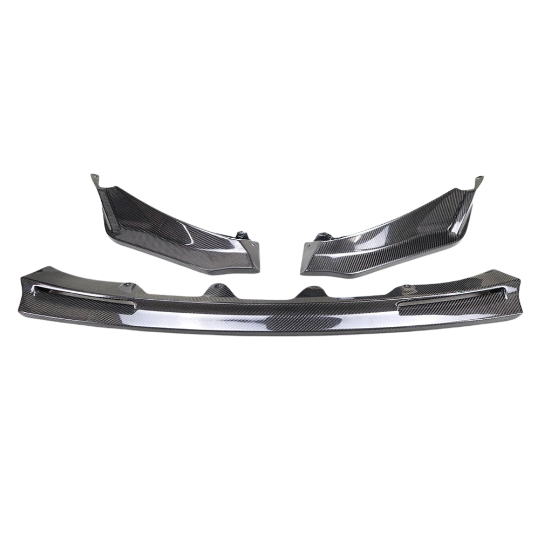 BMW M3/M4 G8X V STYLE CARBON FIBRE FRONT LIP 2021+ (3 PCS)