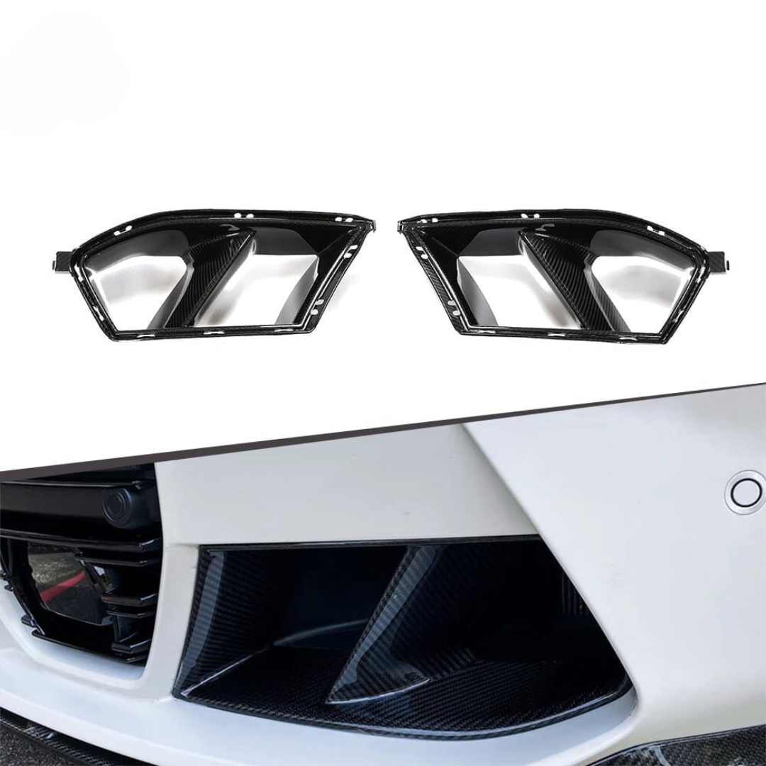 BMW M3/M4 G8X MP STYLE DRY CARBON FIBRE FRONT BUMPER VENTS 2021+