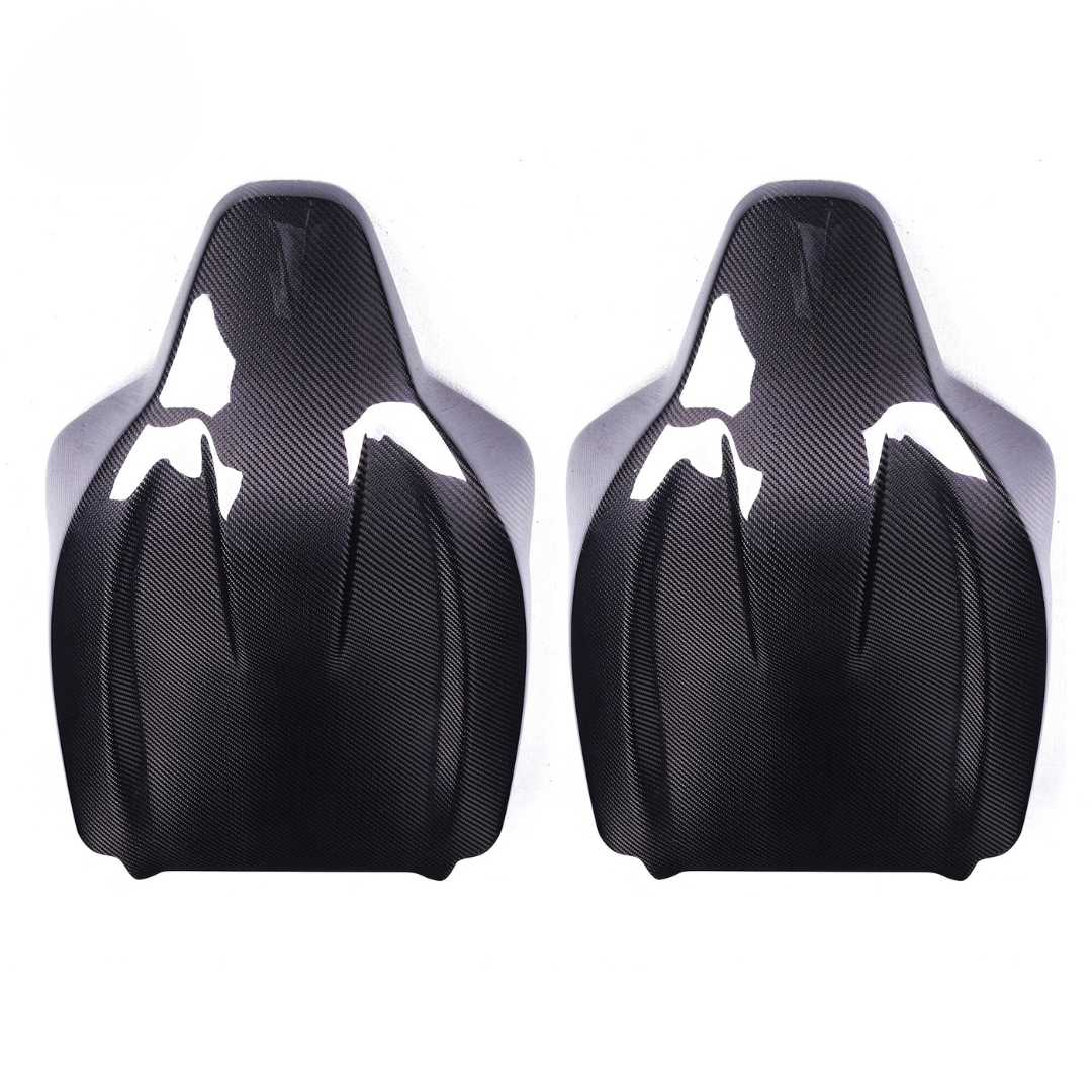 BMW M3 G80 DRY CARBON FIBRE SEAT BACK COVERS (SET OF 2)