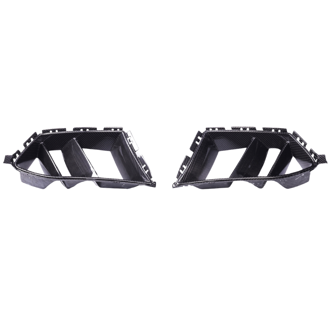 BMW M3/M4 G8X DRY CARBON FIBRE MHC STYLE FRONT BUMPER VENTS 2021+
