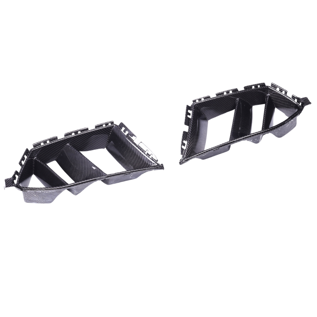 BMW M3/M4 G8X DRY CARBON FIBRE MHC STYLE FRONT BUMPER VENTS 2021+
