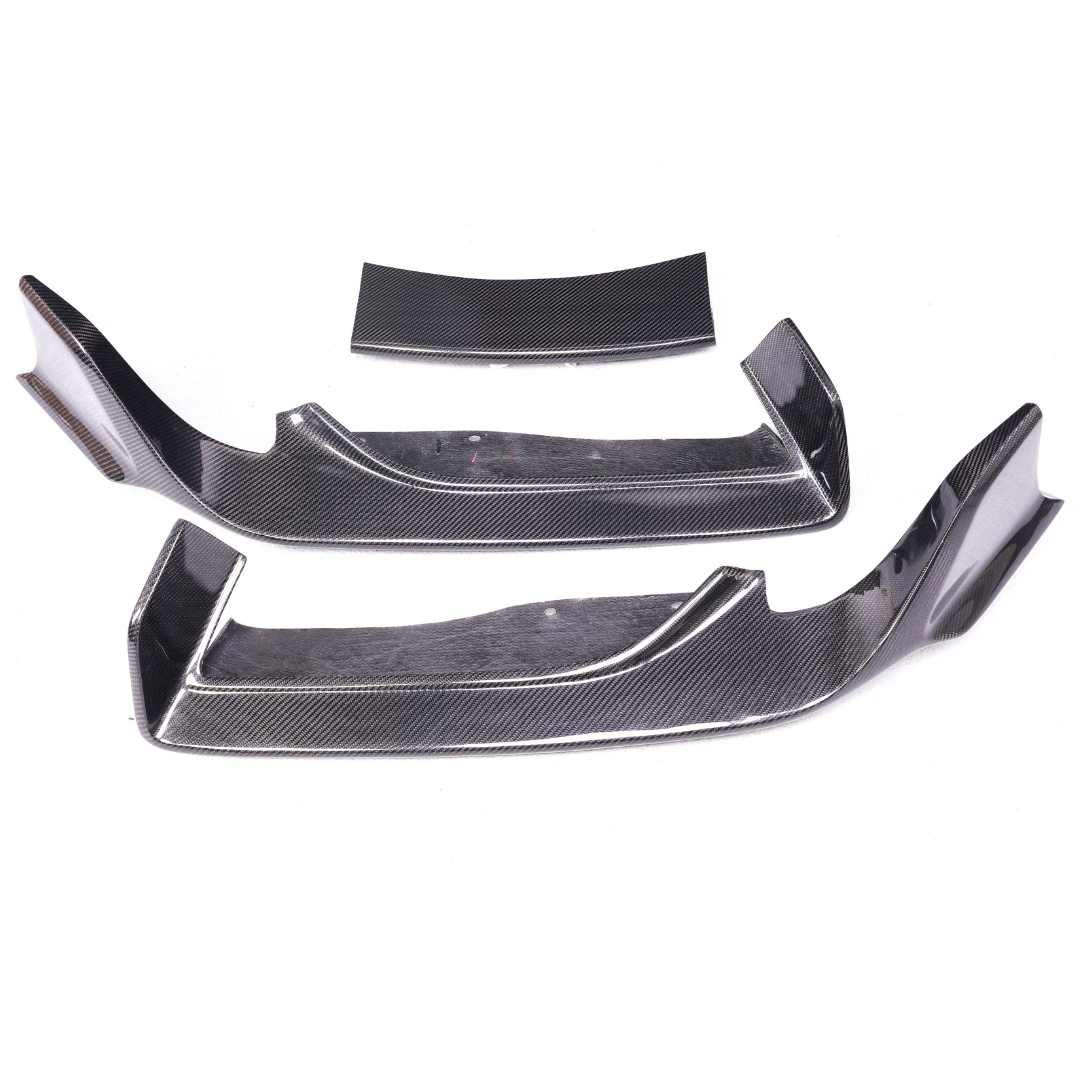 Toyota Supra A90 Carbon Fibre Adro Style Front Bumper Lip 2019+ (3 PCS)