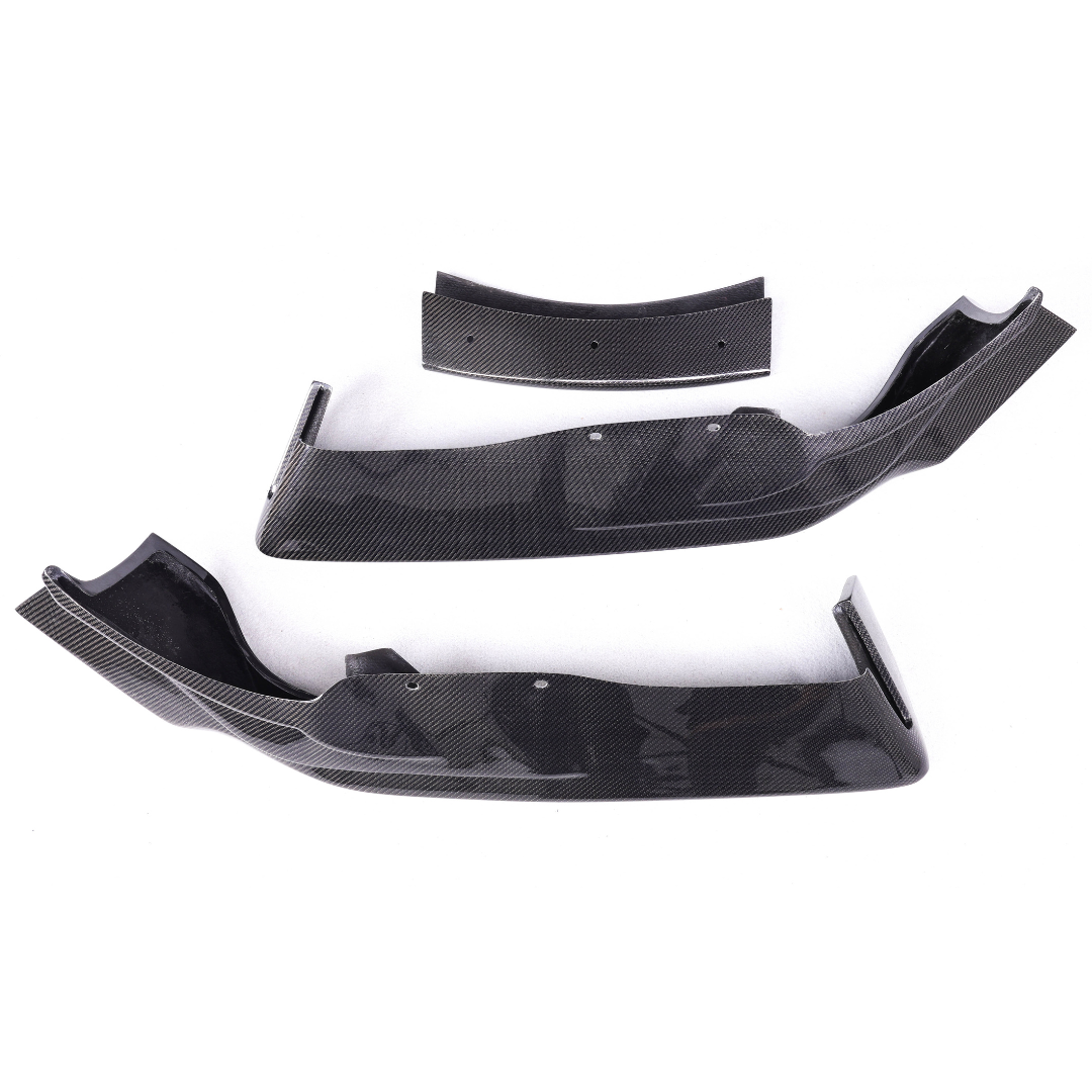 Toyota Supra A90 Carbon Fibre Adro Style Front Bumper Lip 2019+ (3 PCS)