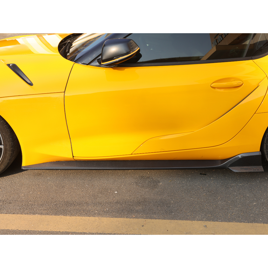 Toyota Supra A90 Carbon Fibre Adro Style Side Skirts 2019+