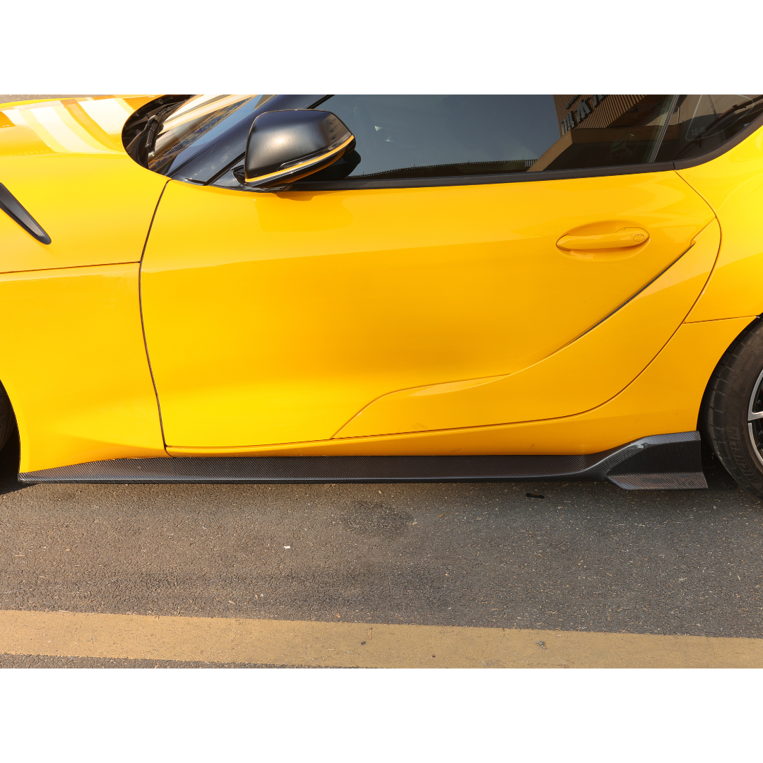 Toyota Supra A90 Carbon Fibre Adro Style Side Skirts 2019+