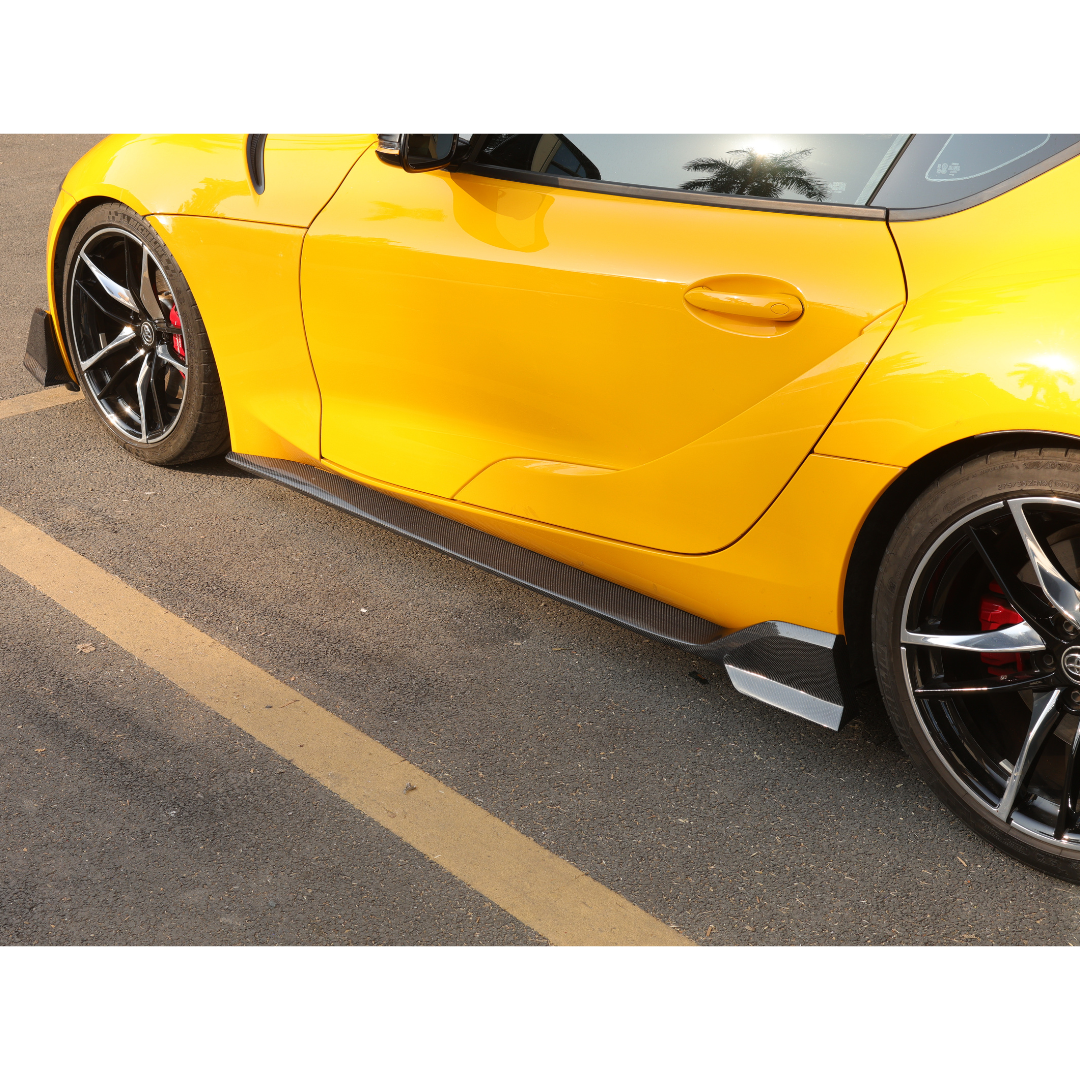 Toyota Supra A90 Carbon Fibre Adro Style Side Skirts 2019+