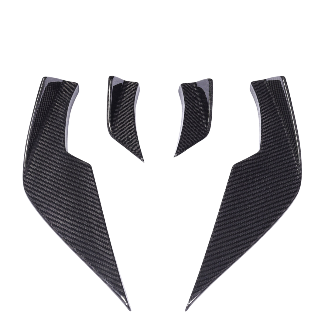 BMW M3/M4 G8X DRY CARBON FIBRE VS STYLE FRONT BUMPER CANARDS (4 PCS)