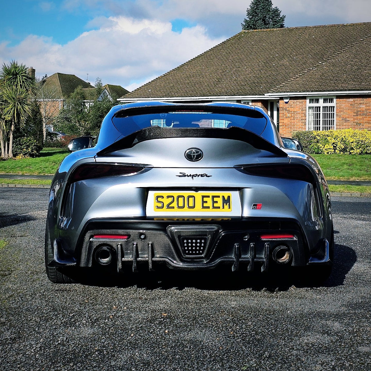 Toyota GR Supra A90 Rear Tail Light Cover – Smoked/Tinted