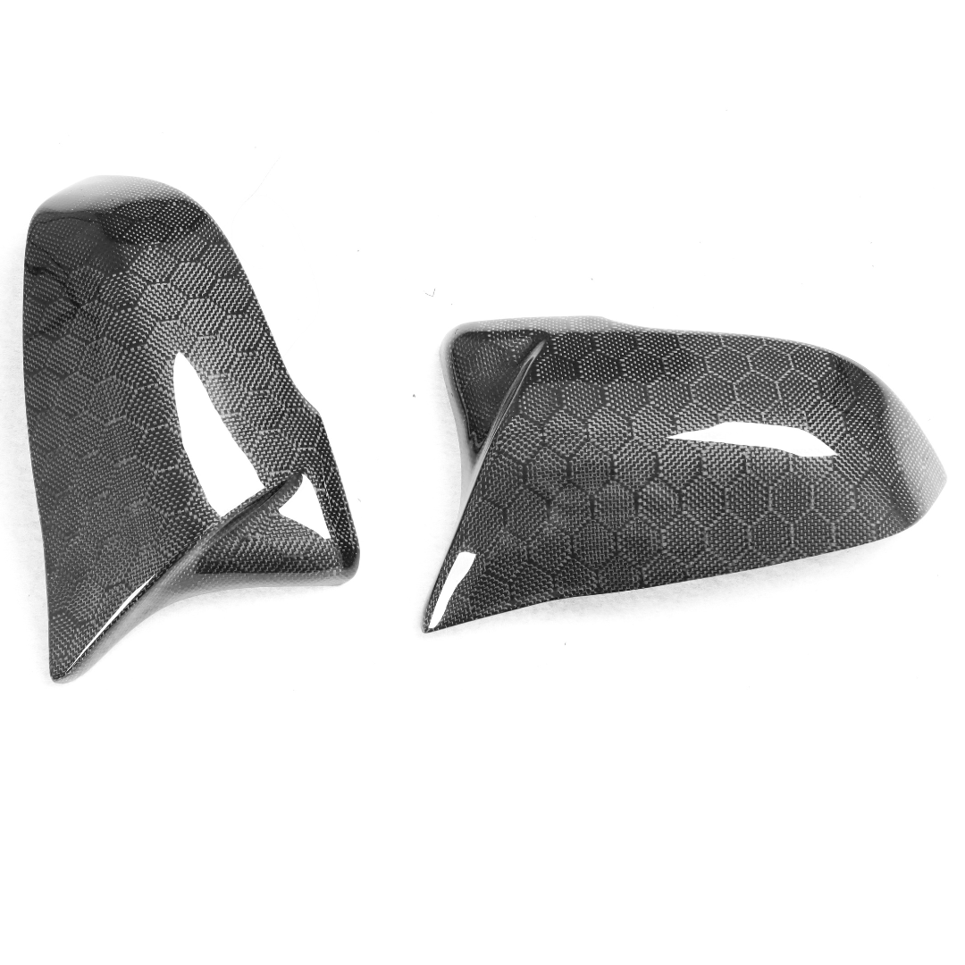 Toyota Supra A90 Honeycomb Carbon Fibre Mirror Cover Replacements