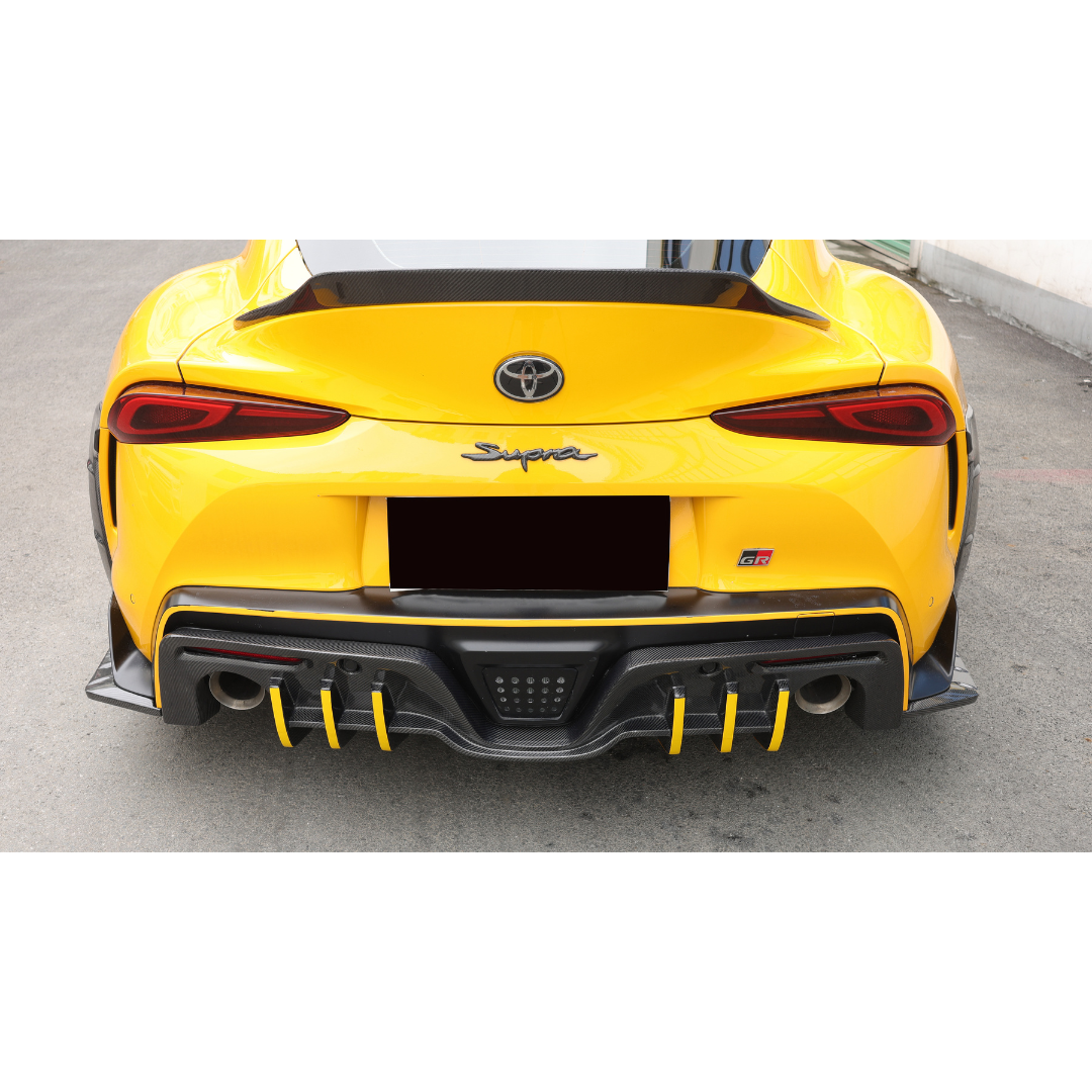 Toyota Supra A90 Carbon Fibre Man Ray Rear Bumper Diffuser 2019+