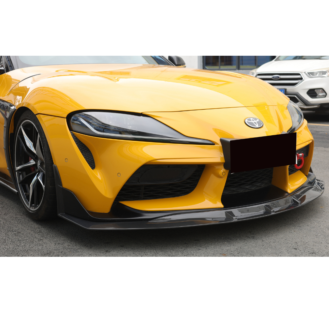 Toyota Supra A90 Carbon Fibre Man Ray Front Bumper Lip 2019+