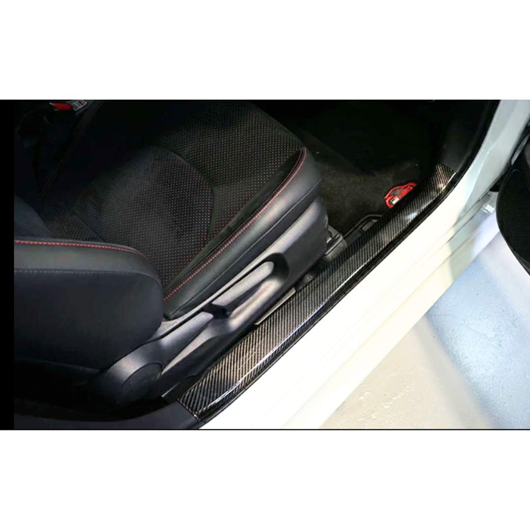 Toyota GR Yaris Dry Carbon Fibre Scuff Plate Covers (SET OF 2)