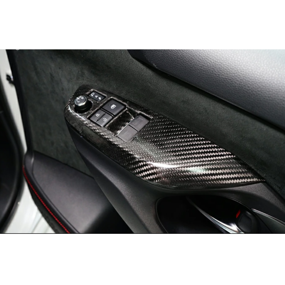 Toyota GR Yaris Dry Carbon Fibre Switch Panel Cover (SET OF 2)