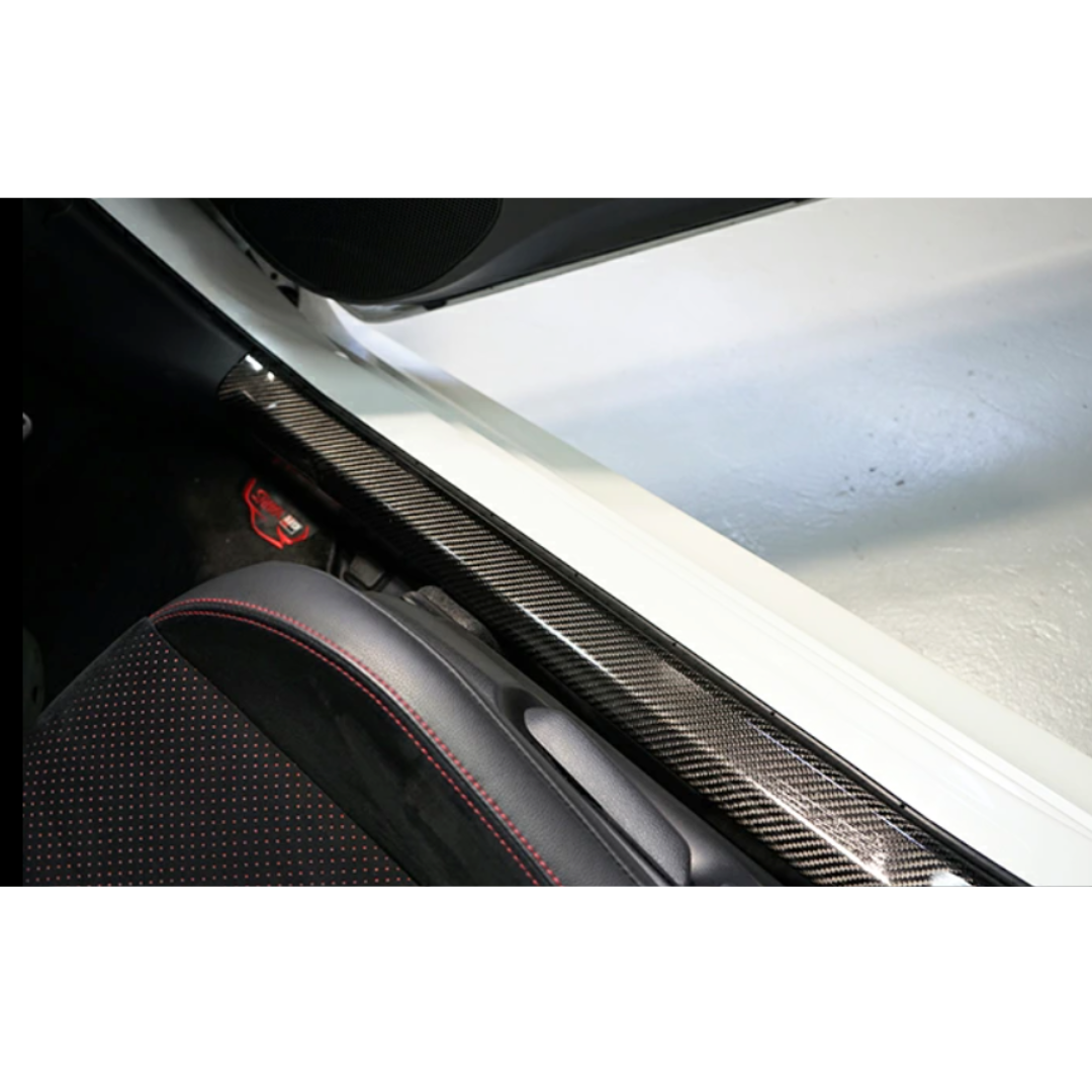 Toyota GR Yaris Dry Carbon Fibre Scuff Plate Covers (SET OF 2)