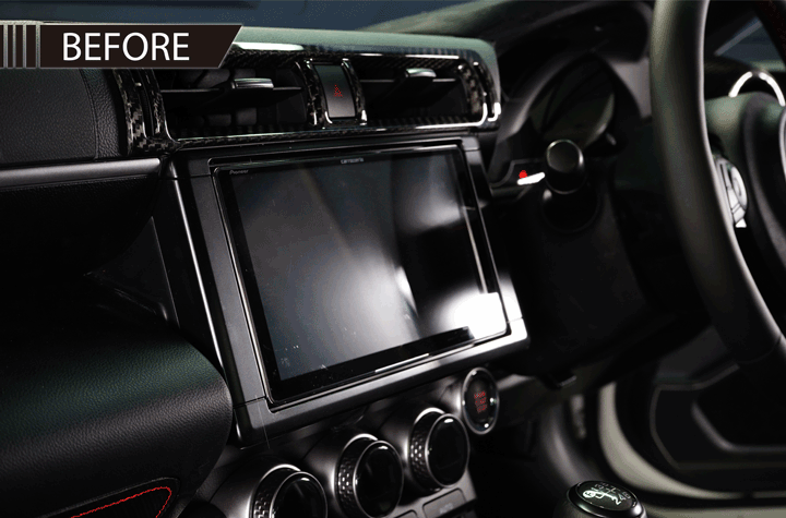 Dry Carbon Fibre Navigation Monitor Visor Cover – Toyota GR86 / Subaru BRZ