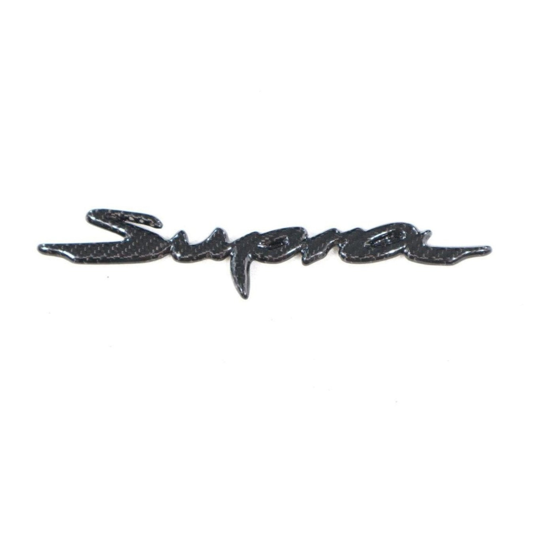 Toyota Supra MK5 Dry Carbon Fibre 'Supra' Emblem