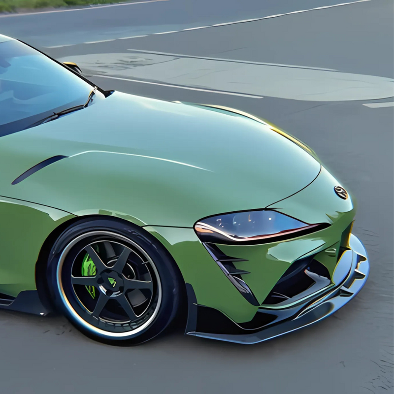 Customer Review: Toyota Supra A90 Carbon Fibre Man Ray Front Bumper Li ...