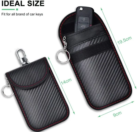 Faraday Key Fob Pouch – Signal Blocking RFID Protection