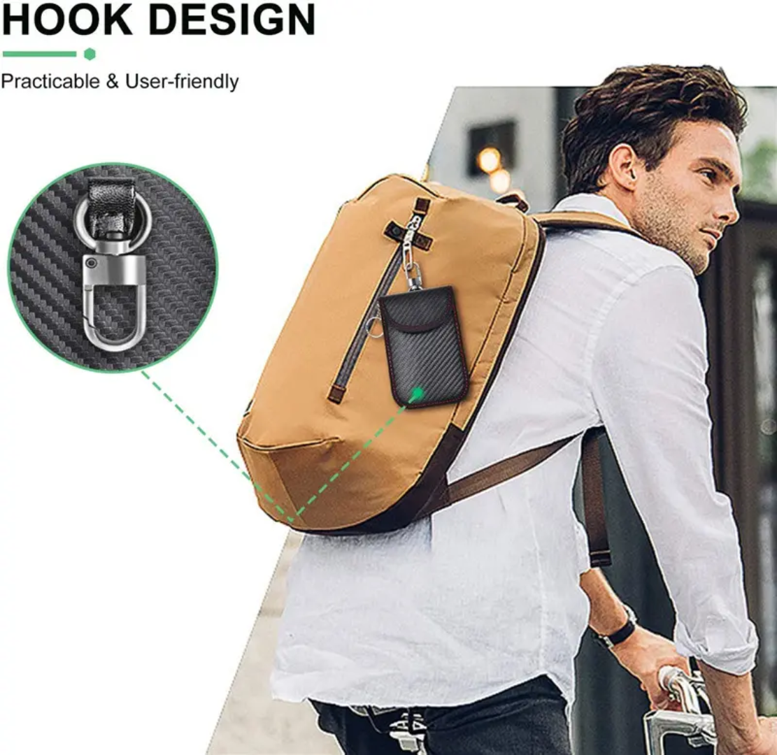 Faraday Key Fob Pouch – Signal Blocking RFID Protection